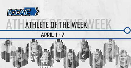 ICCAC Athlete of the Week: April 1-7